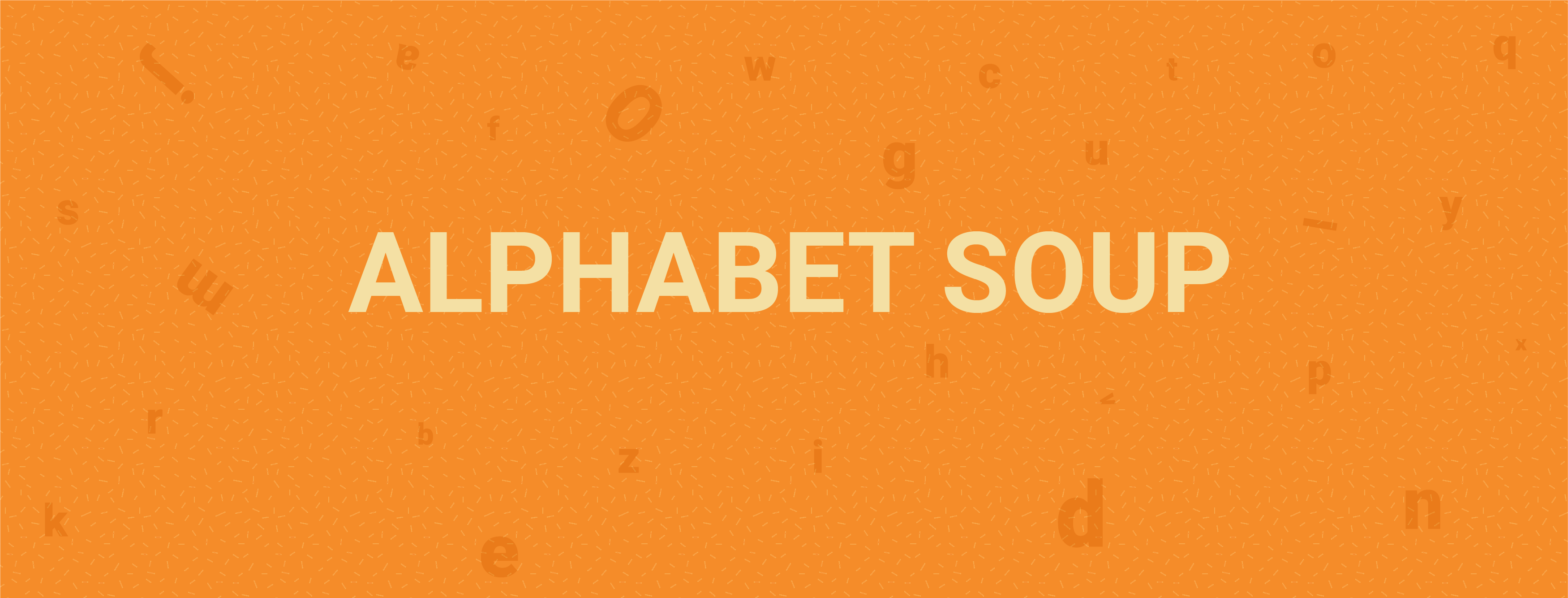 Alphabet Soup 