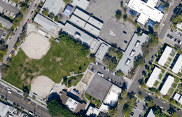 Aerial view of Boyle Heights zoning
